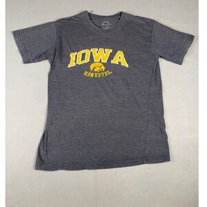 Cadre Iowa Hawkeyes T-Shirt Womens Medium Gray Varsity‎ Graphic Short Sleeve Tee